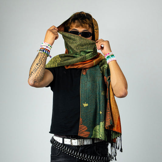 Sunflower Rave Pashmina Scarf