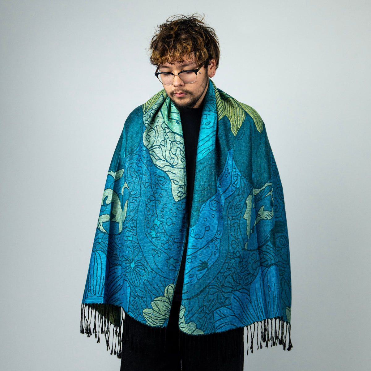 Sunflower Rave Pashmina Scarf