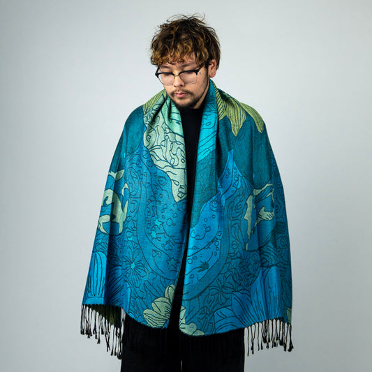 Sunflower Rave Pashmina Scarf