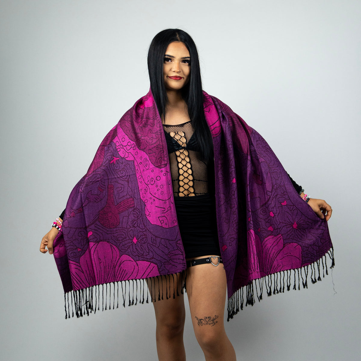 Sunflower Rave Pashmina Scarf