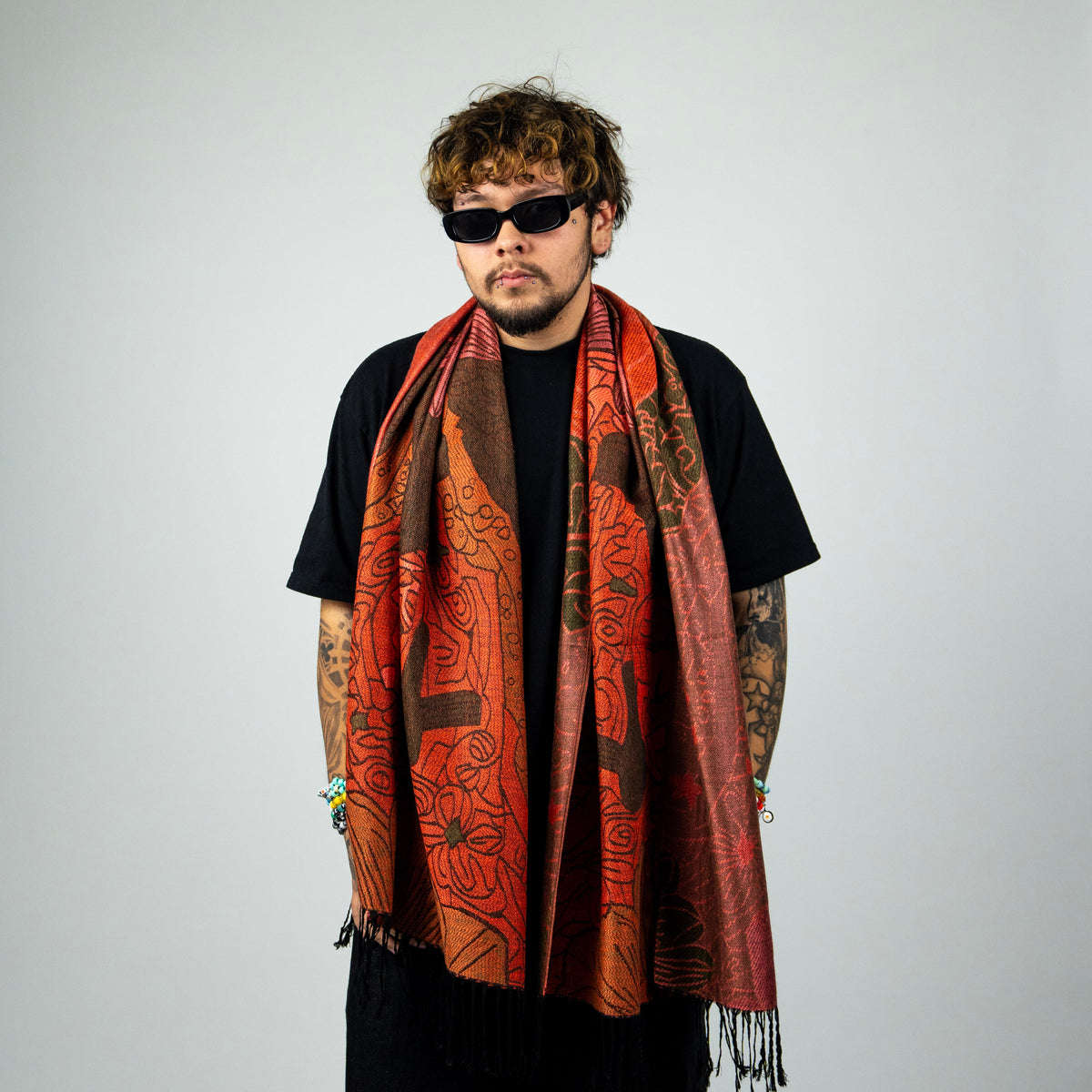 Sunflower Rave Pashmina Scarf