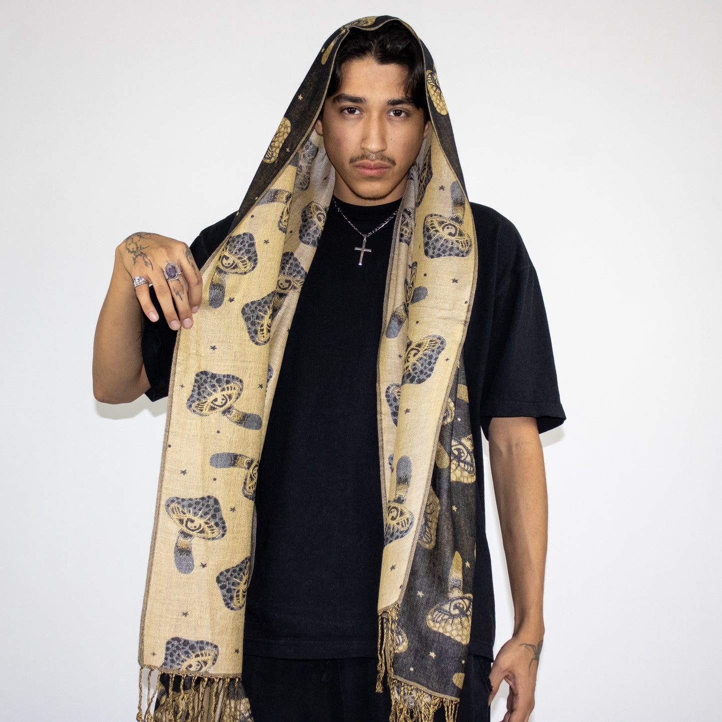 Third Eye Mushroom Rave Pashmina