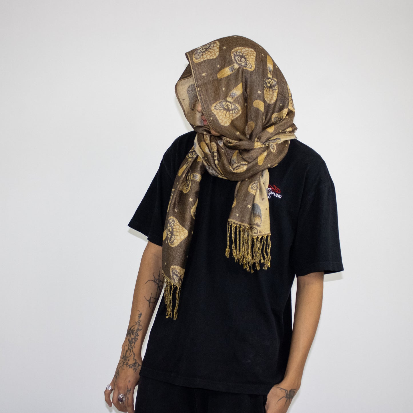 Third Eye Mushroom Rave Pashmina