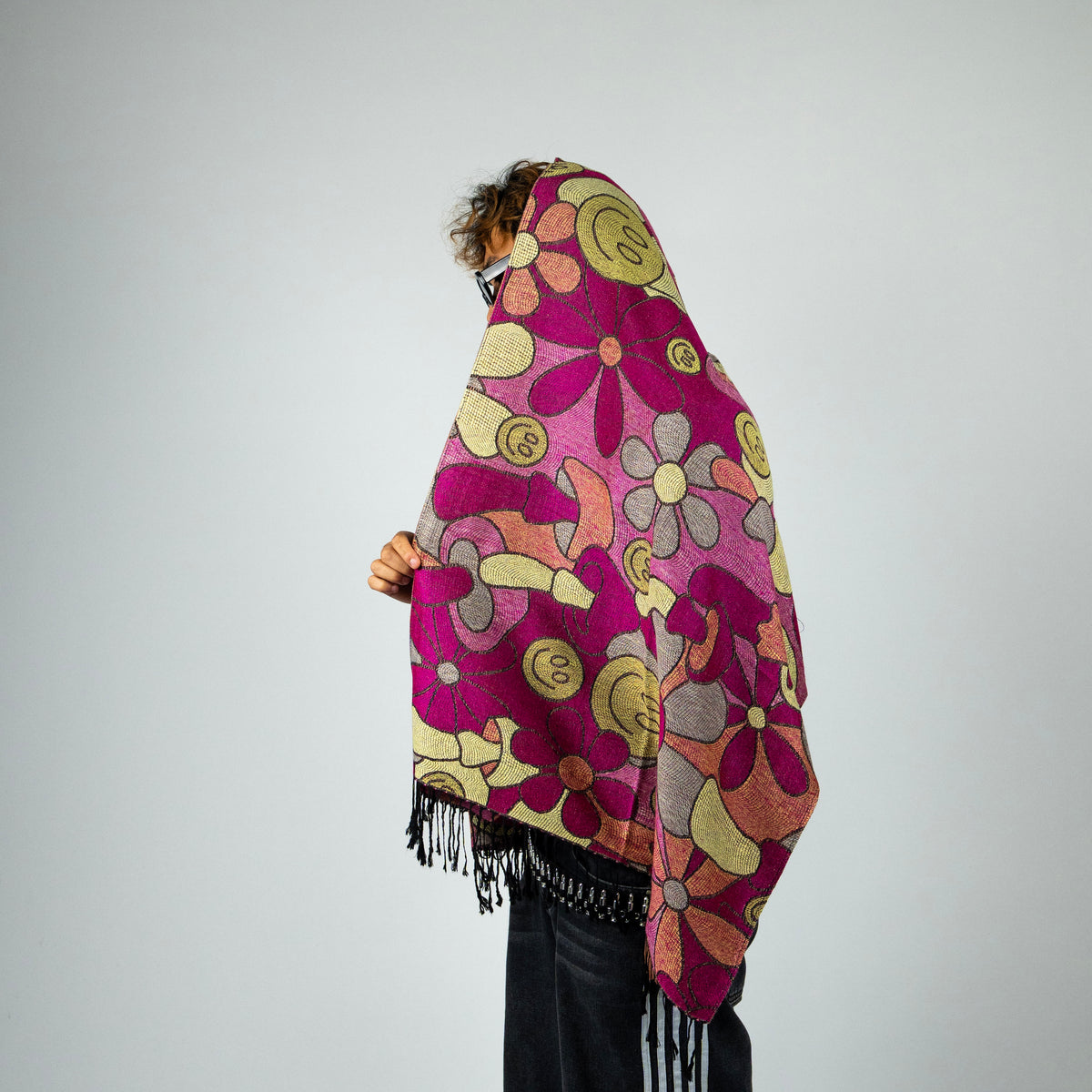 Trippy Wonderland Rave Pashmina Scarf